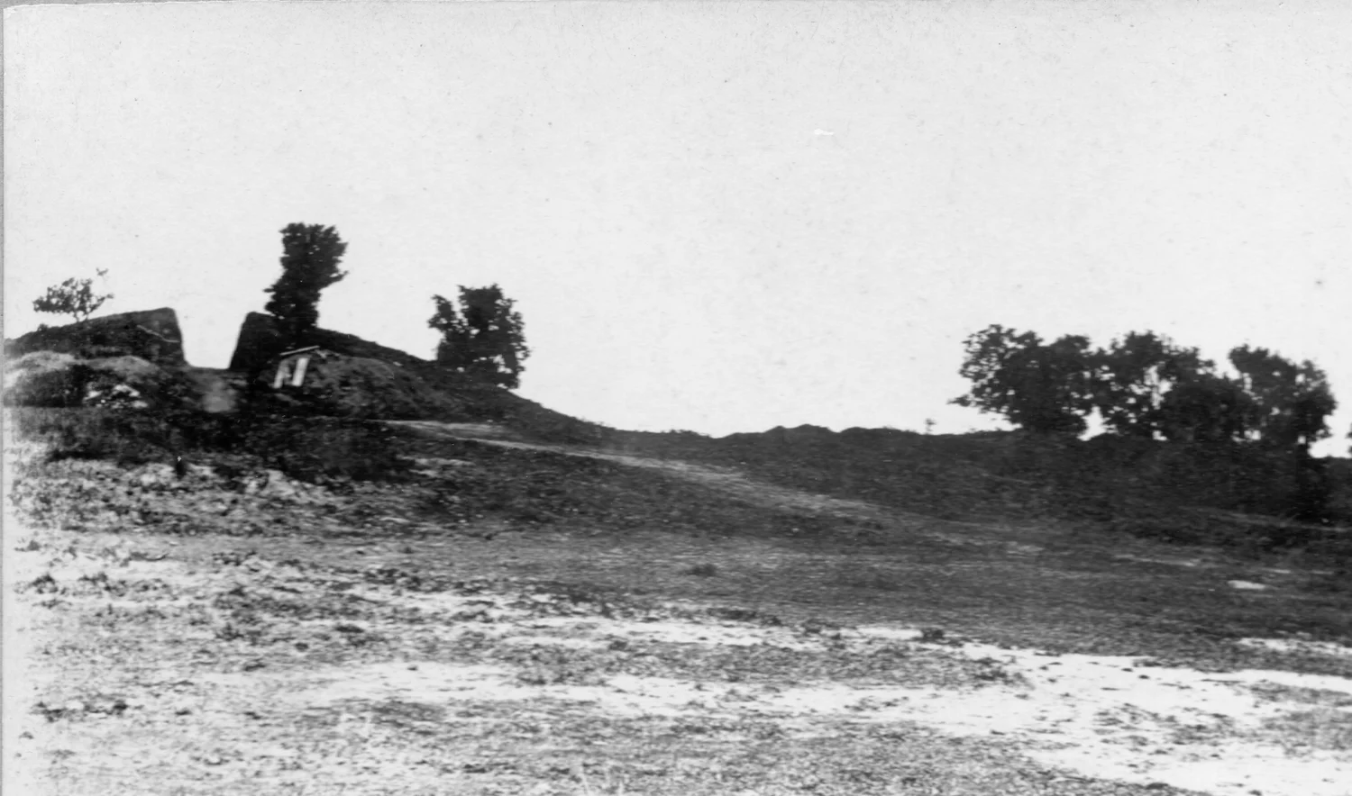 Piprahwa Stupa after excavation in 1898