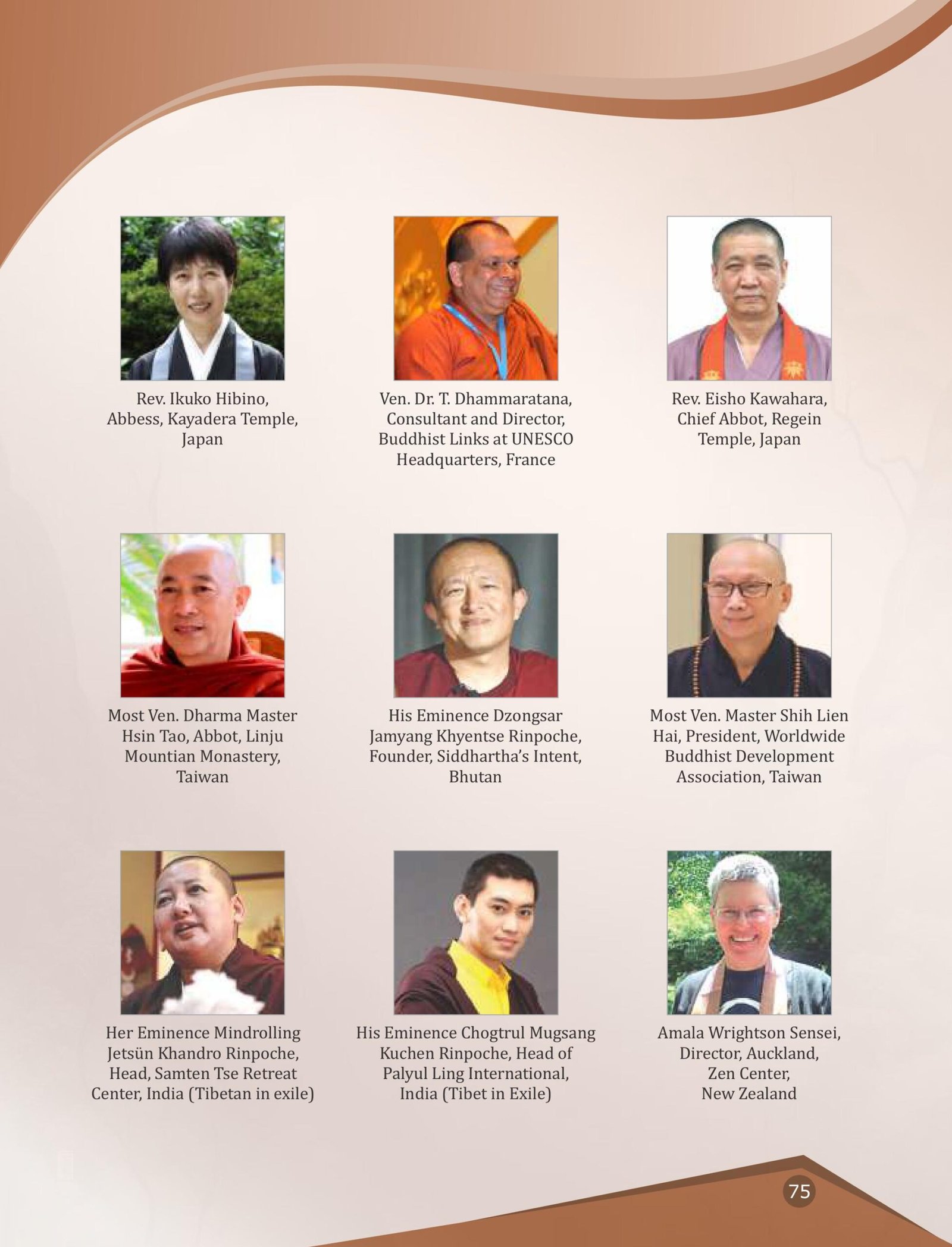 IBC Supreme Dhamma Council Members